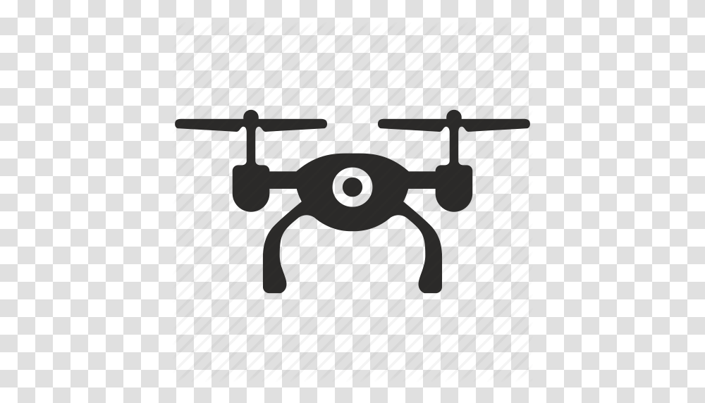 Camera Drone Robot Icon, Silhouette, Transportation, Airplane, Aircraft Transparent Png