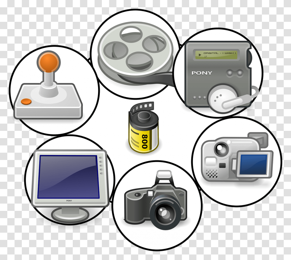 Camera Film Games Multimedia Multimedia Icon Multimedia Clipart, Electronics, Joystick, Computer, Hardware Transparent Png