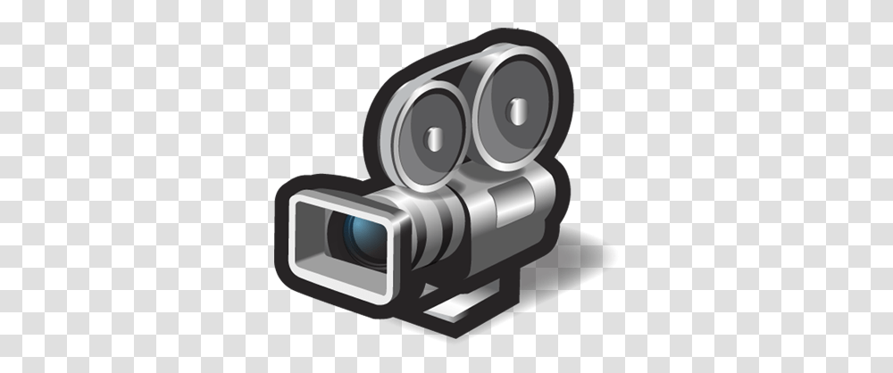Camera Film Icon 3d Video Camera Icon, Binoculars Transparent Png