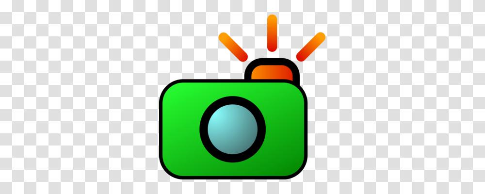 Camera Flashes Ring Flash Digital Cameras, Green, Light Transparent Png