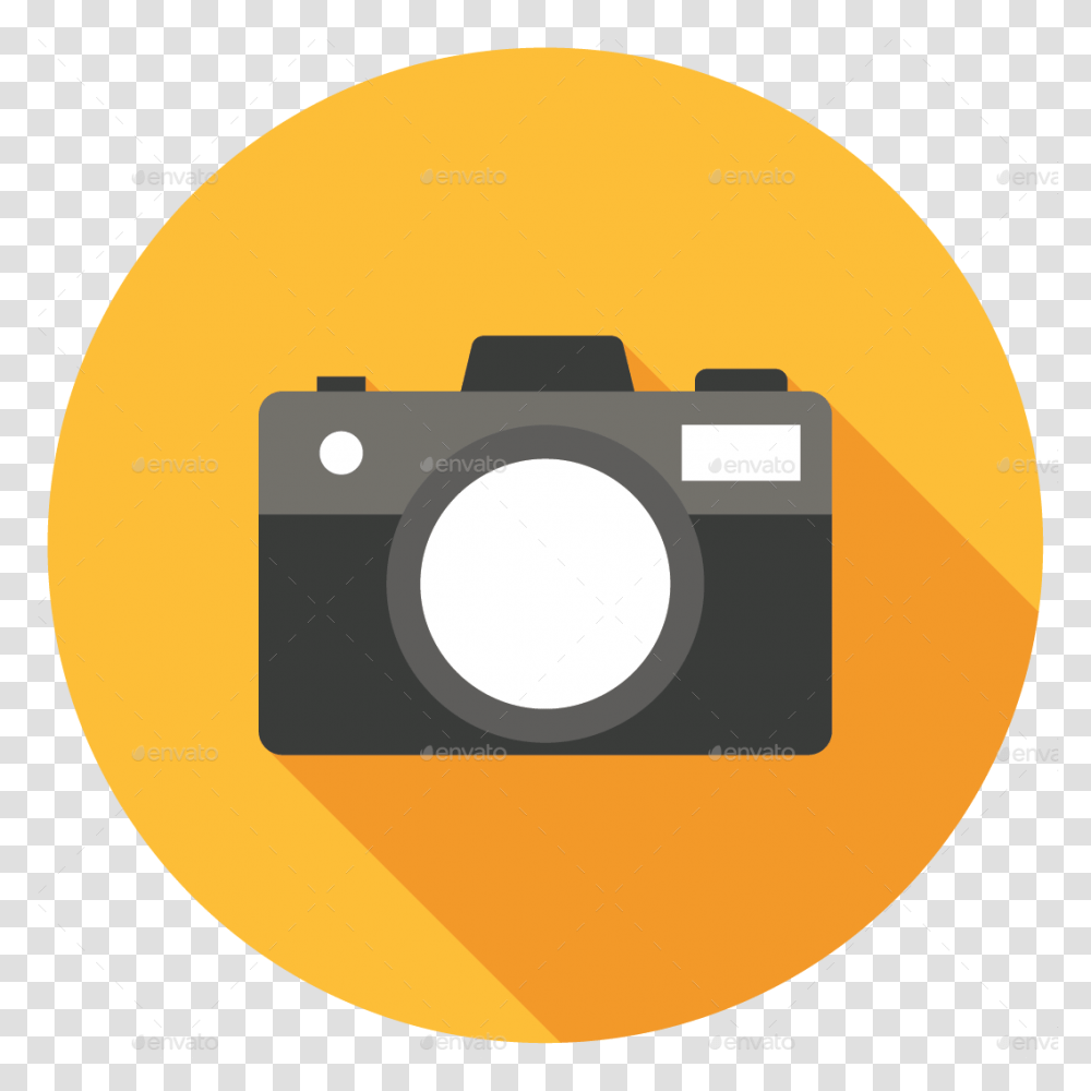 Camera Icon Flat Camera Flat Icon, Disk, Electronics, Camera Lens, Dvd Transparent Png