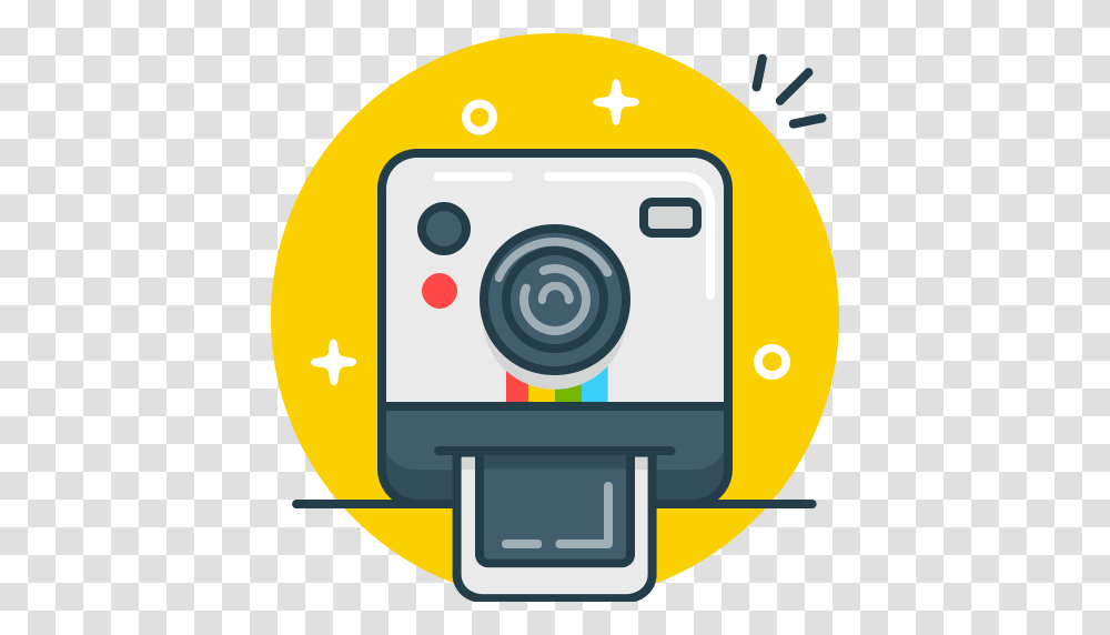 Camera Instagram Photo Polaroid Selfie Shoot Icon, Electronics, Webcam, Disk, Digital Camera Transparent Png