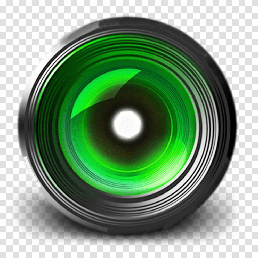 Camera Lens, Electronics, Green Transparent Png