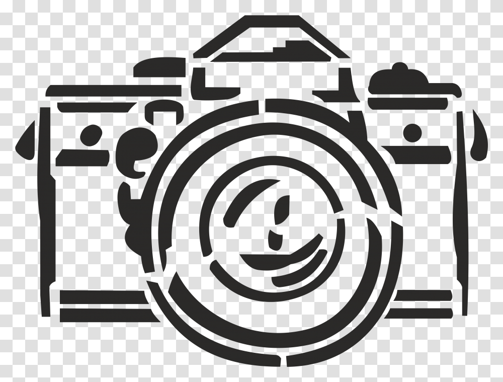 Camera Logo Free Logos Camera Stencil, Electronics, Digital Camera, Gun, Weapon Transparent Png