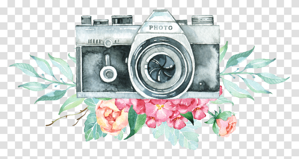 Camera Logo Royalty Free Stock Vintage Camera With Flower Transparent Png