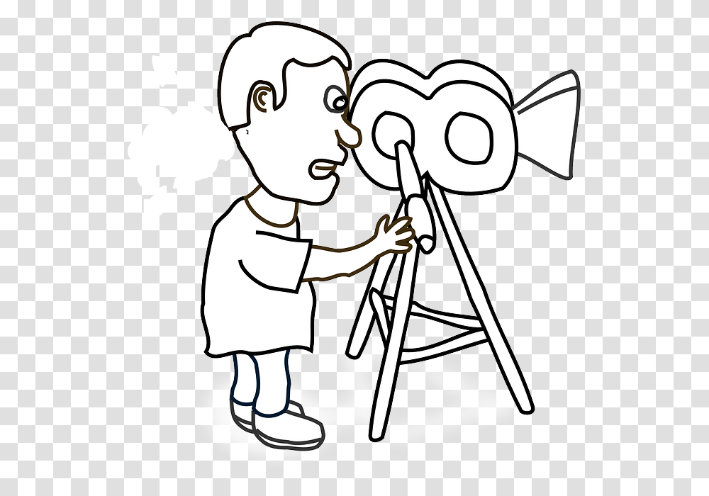 Camera Man Drawing, Tripod, Photography, Portrait, Face Transparent Png