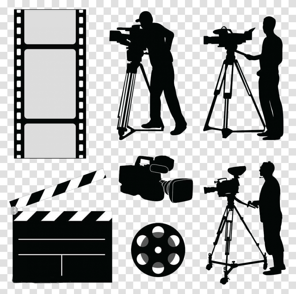 Camera Man, Person, Tripod, Photography, Leisure Activities Transparent Png