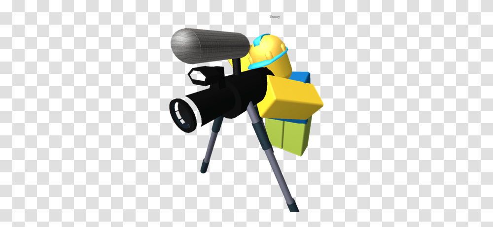 Camera Man Roblox Optical Telescope, Tripod, Photography, Hardhat, Helmet Transparent Png