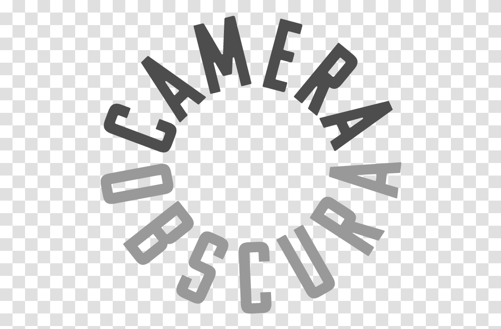 Camera Obscura Logo Negro Plata, Machine, Stencil, Gear Transparent Png