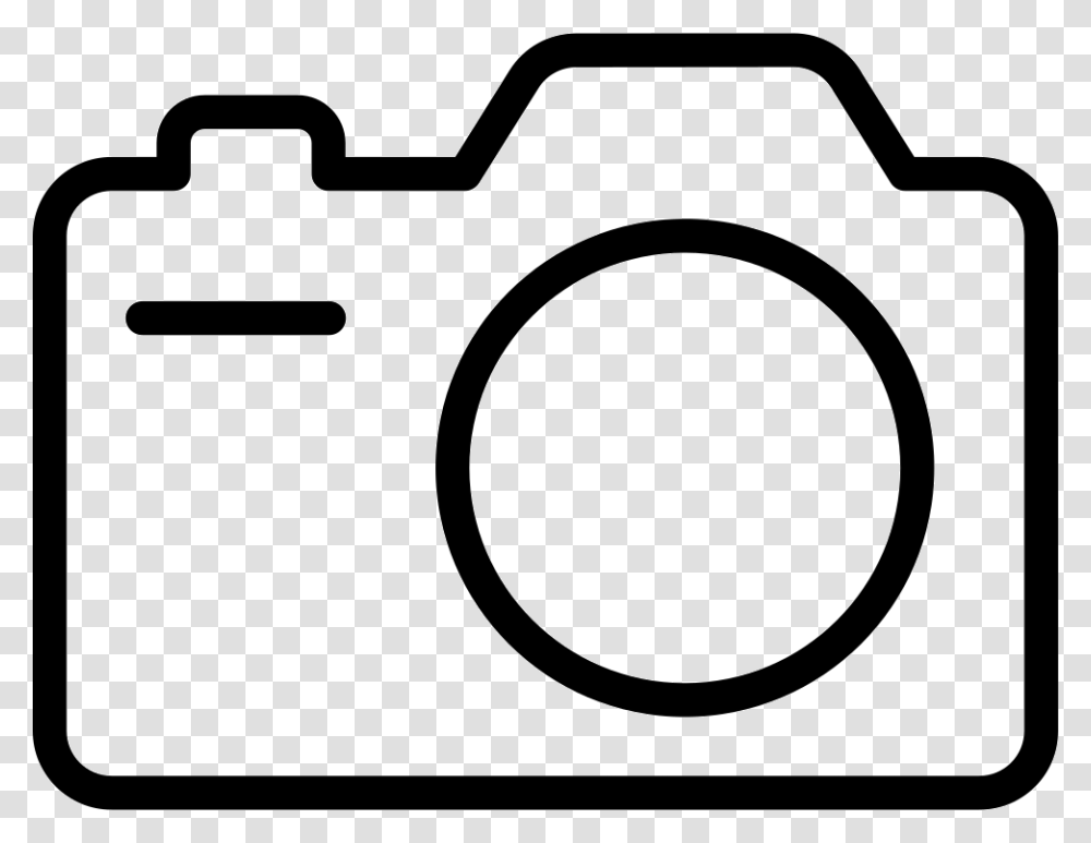 Camera Outline, Electronics, Digital Camera Transparent Png