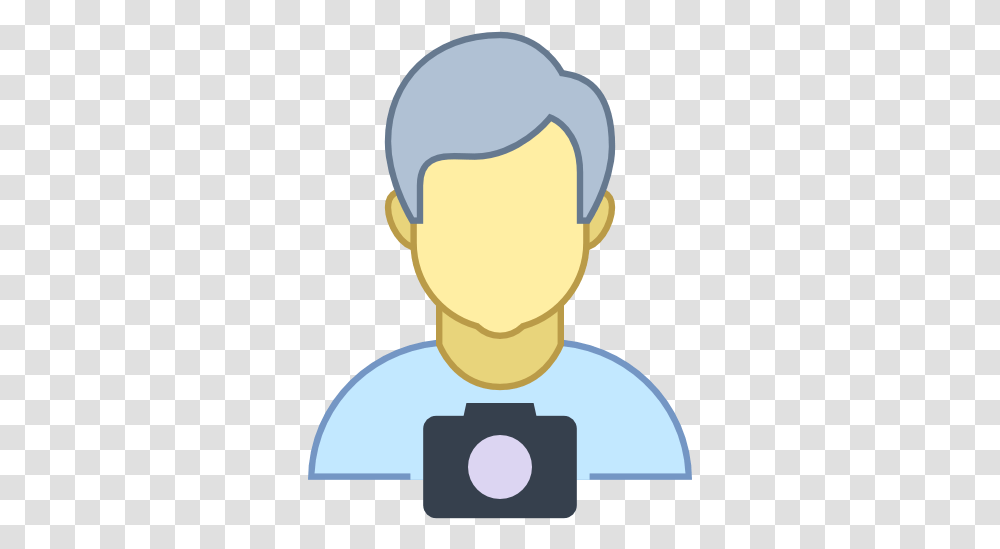 Camera Photographer People Free Icon Icon, Electronics, Clothing, Apparel, Head Transparent Png