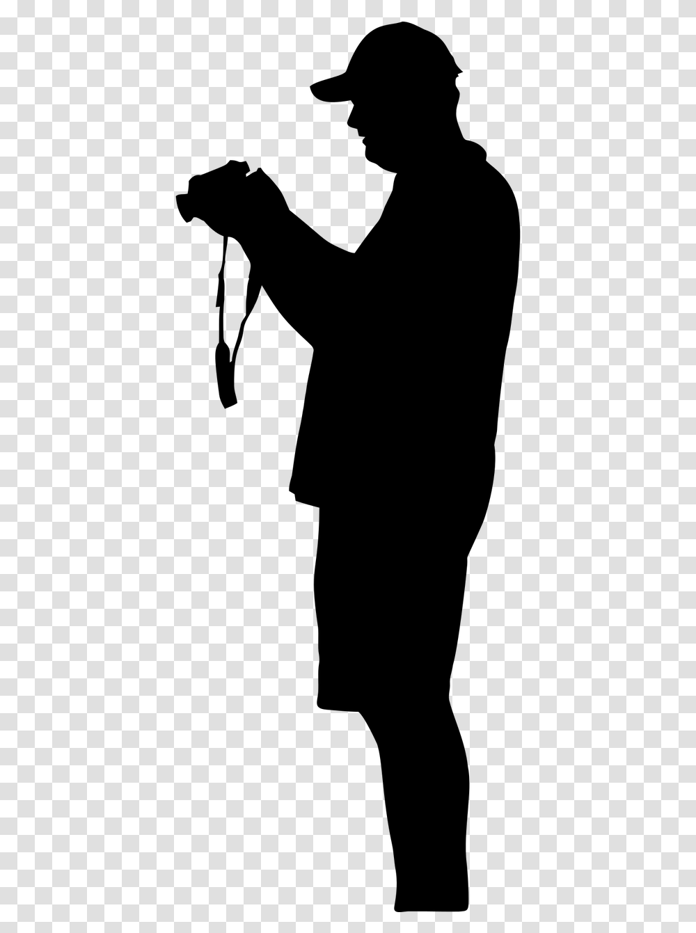 Camera Silhouette Graduation Girl Silhouette, Gray, World Of Warcraft Transparent Png
