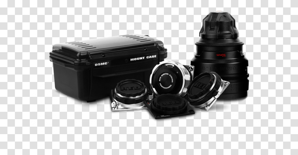 Camera With Accessories, Electronics, Digital Camera, Wristwatch, Video Camera Transparent Png