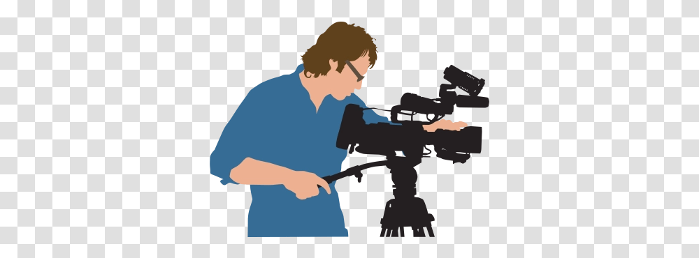 Cameraman And Vectors For Free Making A Video Clipart, Person, Human, Ninja, Hand Transparent Png