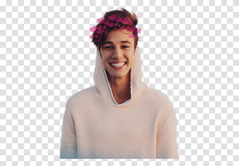 Cameron Dallas Smile Download Cameron Dallas Smiling, Apparel, Person, Human Transparent Png