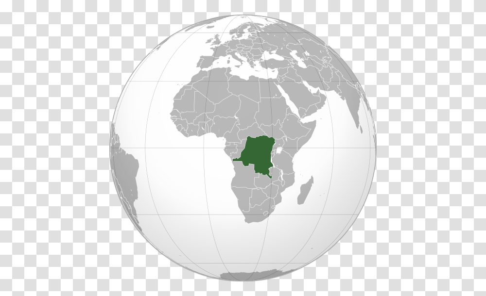 Cameroon On The Globe, Outer Space, Astronomy, Universe, Planet Transparent Png