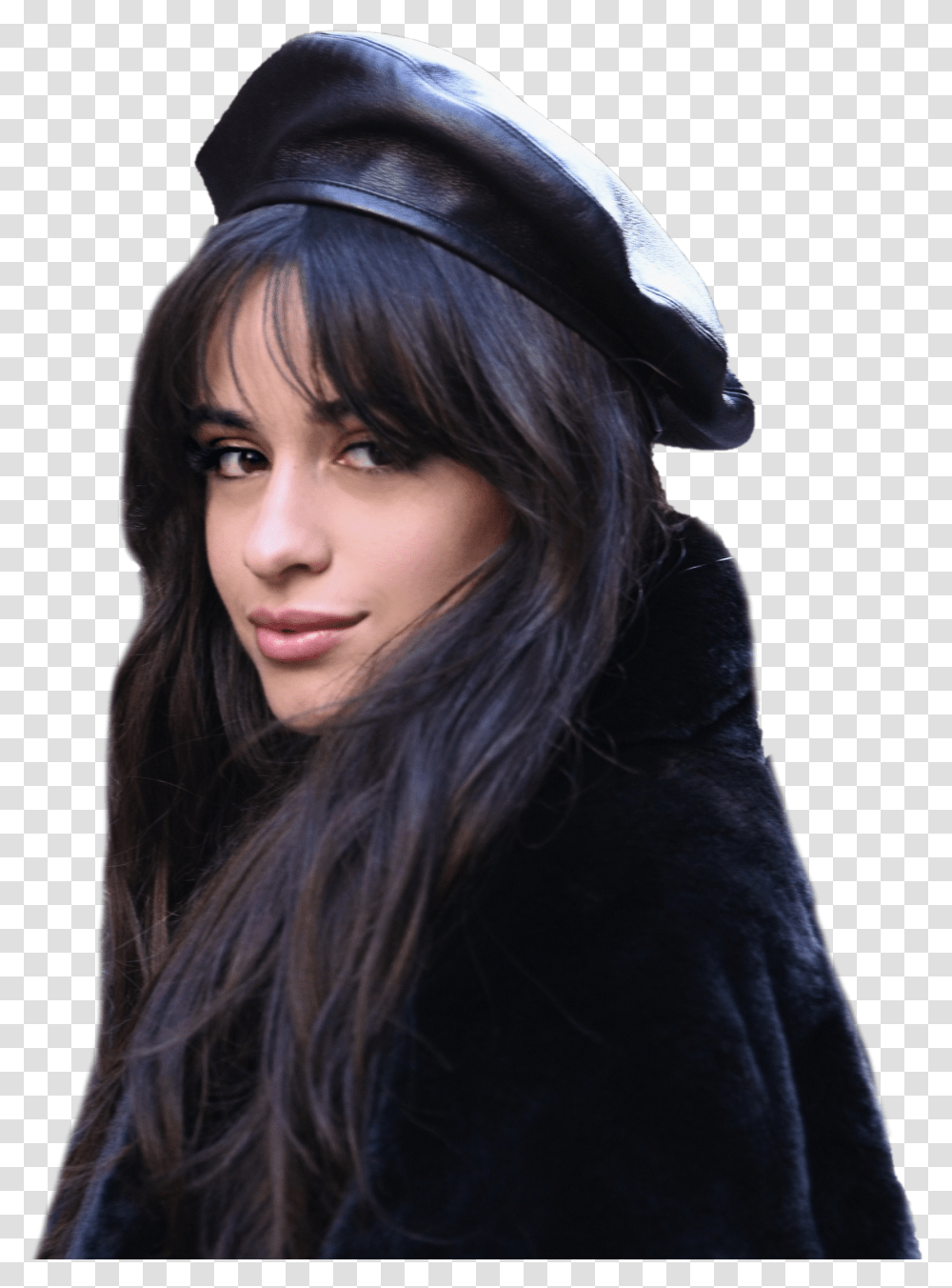 Camila Cabello Background Arts Camila Cabello Profile, Clothing, Face, Person, Hat Transparent Png