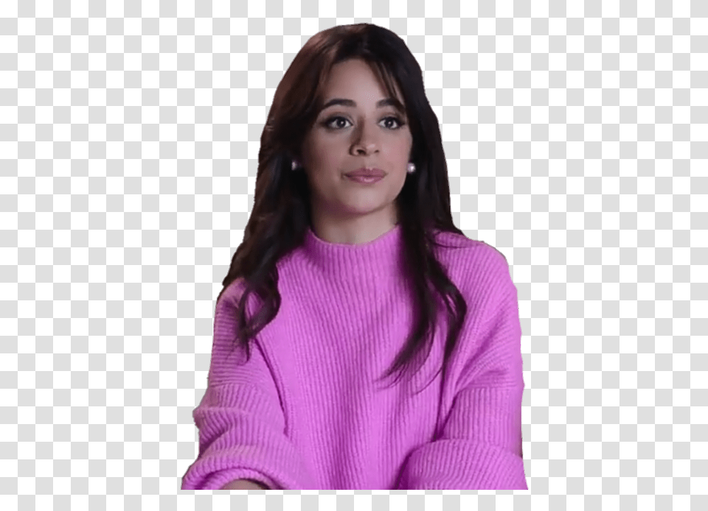 Camilacabello Camila Cabello Tumblr Pink Camila Cabello, Face, Person, Human, Sweater Transparent Png