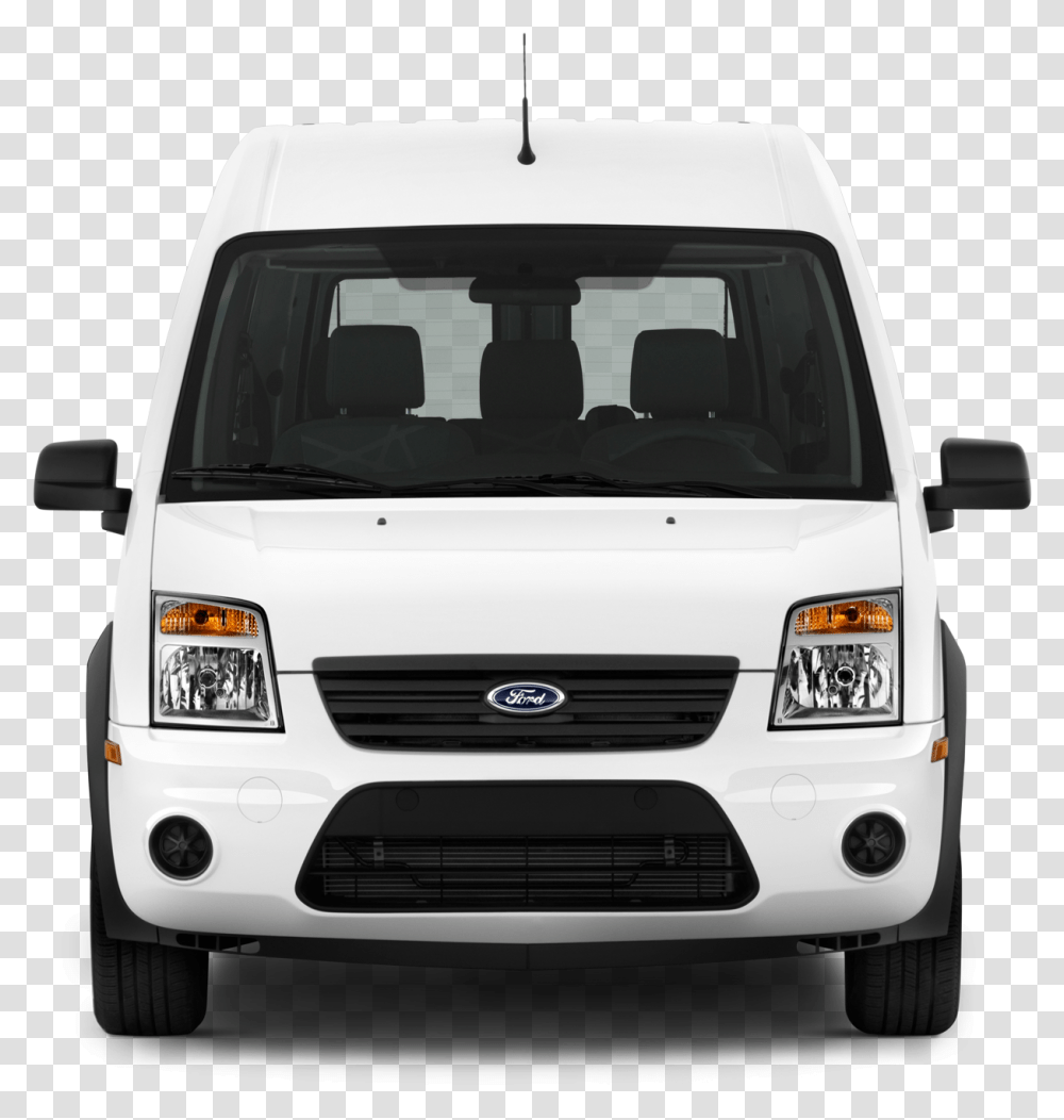 Camioneta Ford Transit Connect 2012 Front, Van, Vehicle, Transportation, Minibus Transparent Png