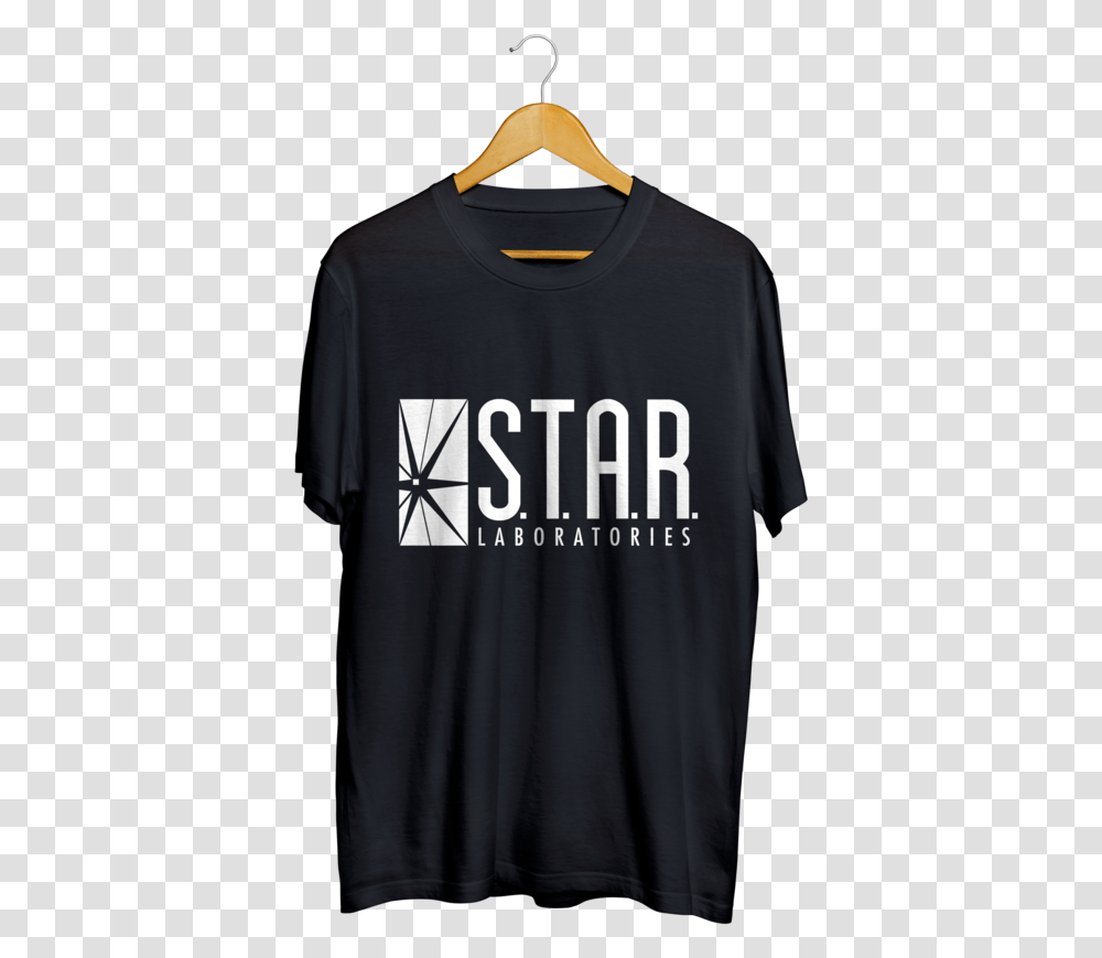 Camiseta Camisa Star Labs The Flash Masculino Preto Star Laboratories, Clothing, Apparel, Sleeve, T-Shirt Transparent Png