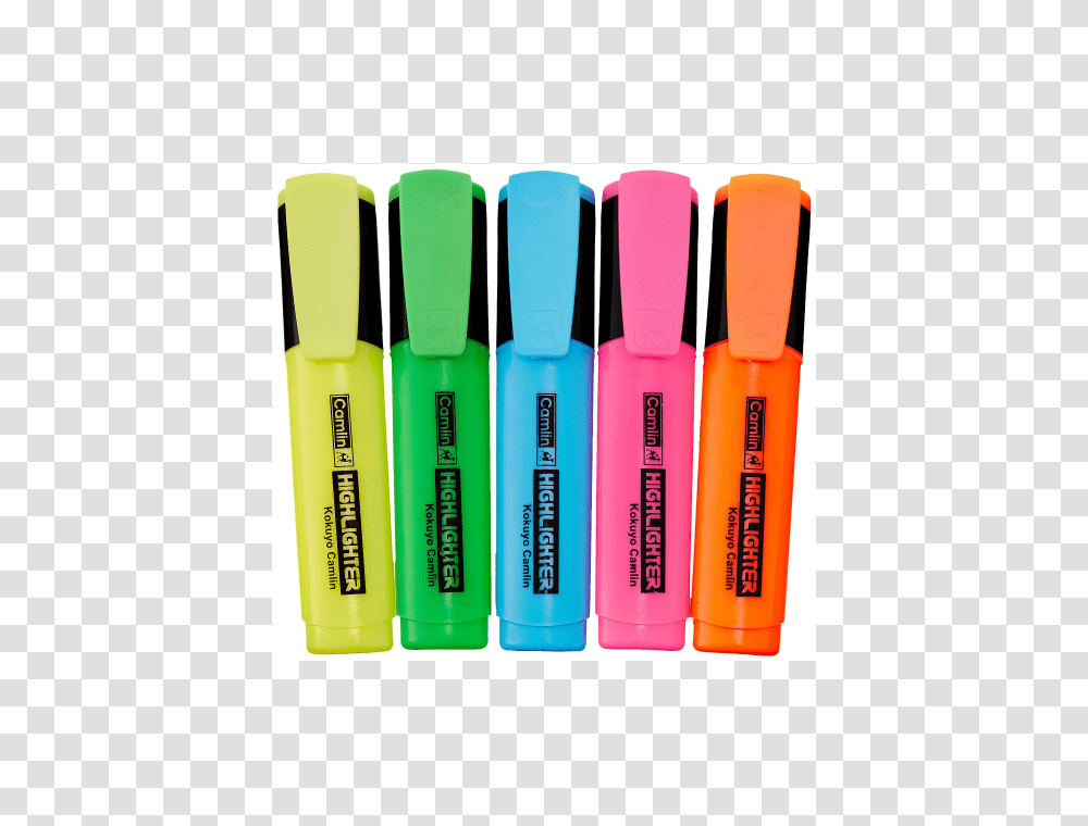 Camlin Highlighter Pens, Marker Transparent Png