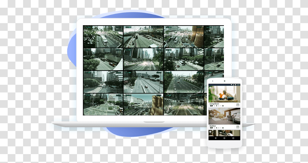 Camlocus Cloud Ip Camera Monitoring And Surveillance System Window, Collage, Poster, Advertisement, Electronics Transparent Png