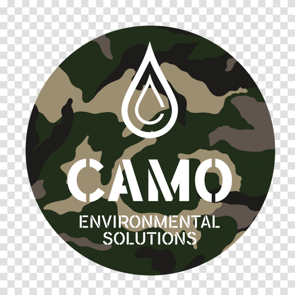 Camo Environmental Solutions Camouflage, Military Uniform, Logo, Symbol, Text Transparent Png