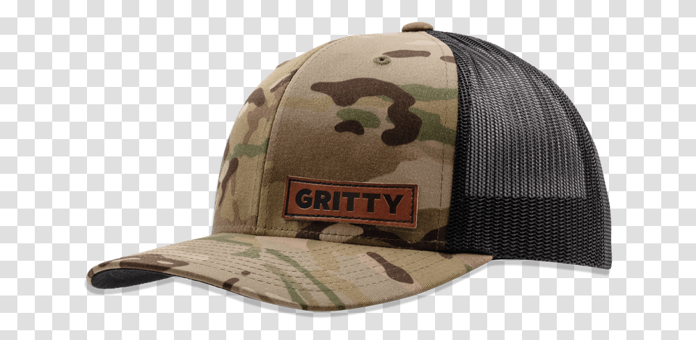 Camo Hat Brian Call Gritty Podcast Baseball Cap, Clothing, Apparel, Military Uniform Transparent Png