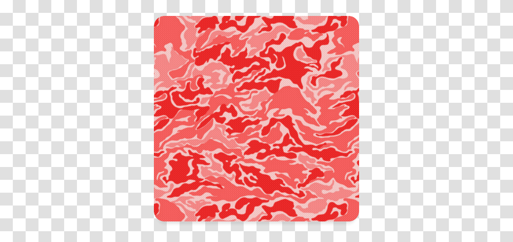Camo Red Camouflage Pattern Print Square Coaster Pink Camo Circle, Rug, Military, Military Uniform, Mousepad Transparent Png