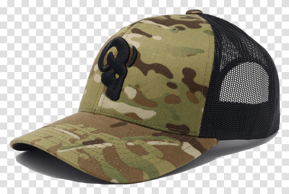 Camo Trucker Snapback Baseball Cap, Clothing, Apparel, Hat, Military Uniform Transparent Png