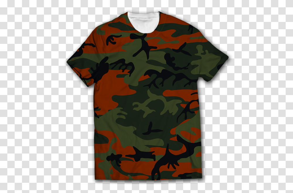 Camouflage All Over Printed T Shirt Price Online, Military Uniform Transparent Png