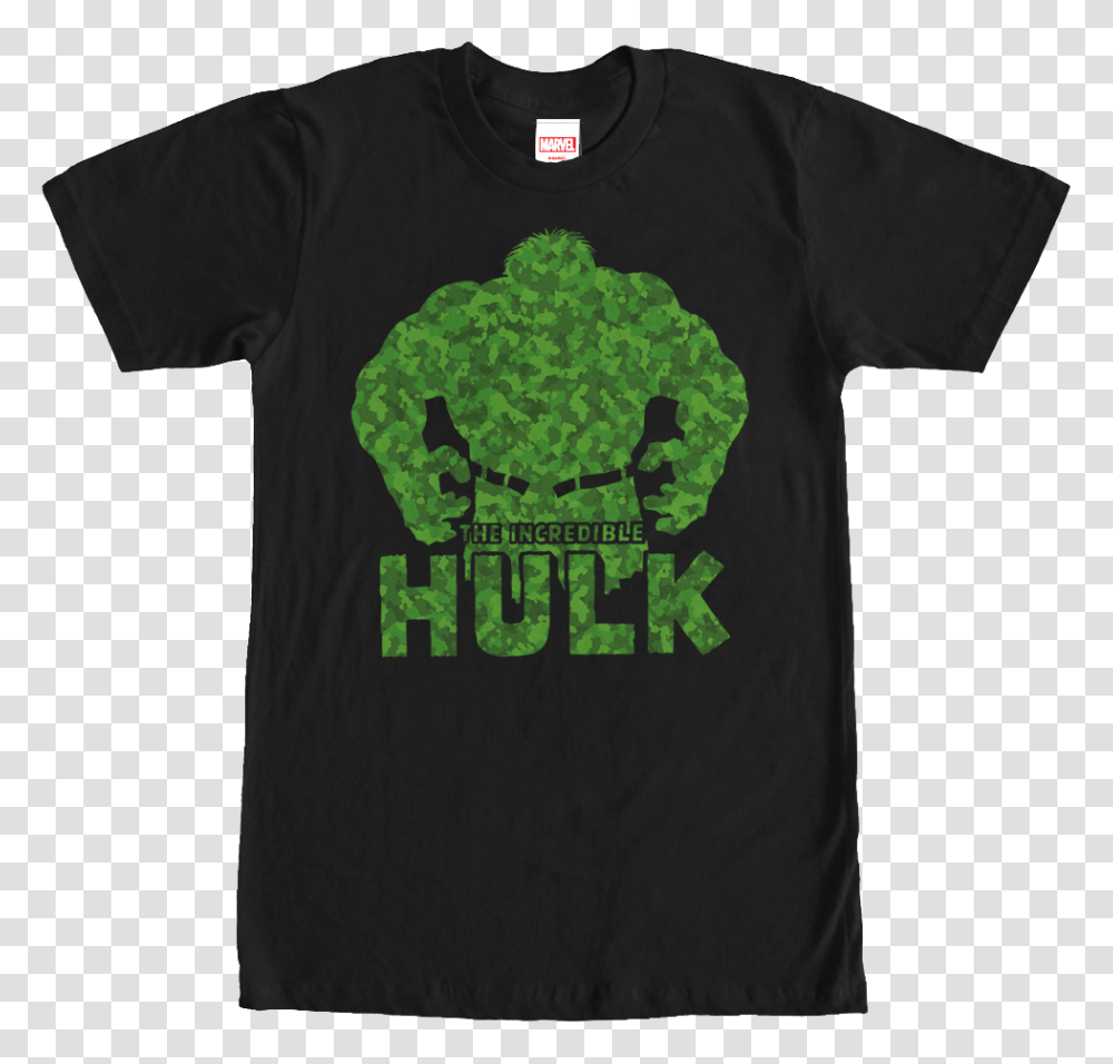 Camouflage Incredible Hulk T Shirt T Shirt, Apparel, T-Shirt, Plant Transparent Png
