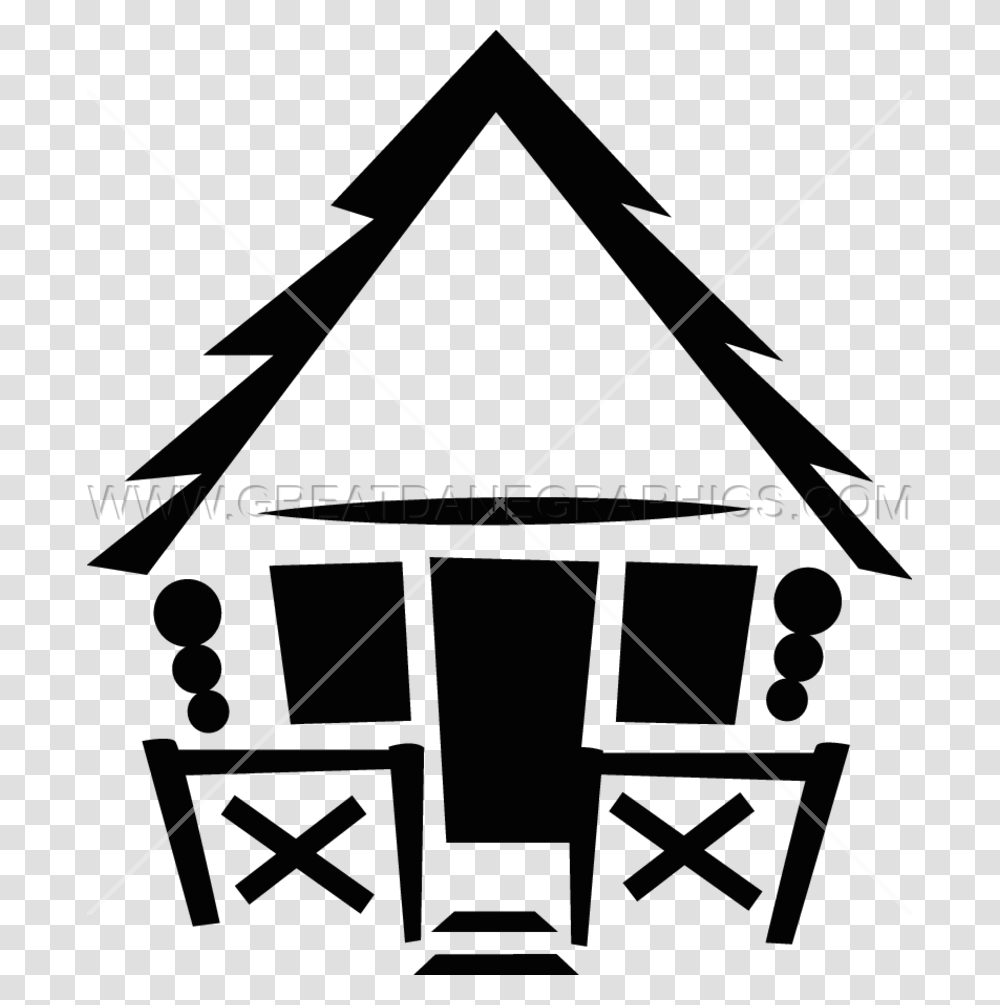 Camp Cabin Production Ready Artwork For T Shirt Printing, Triangle, Utility Pole, Diagram, Urban Transparent Png