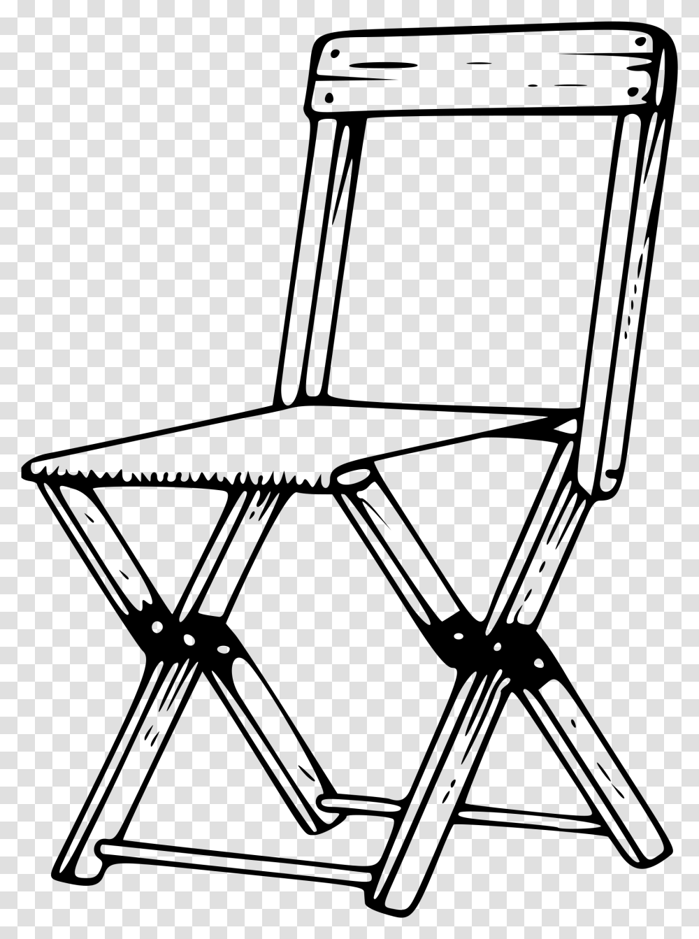 Camp Chair Clip Arts Non Living Things Clipart Black And White, Gray, World Of Warcraft Transparent Png