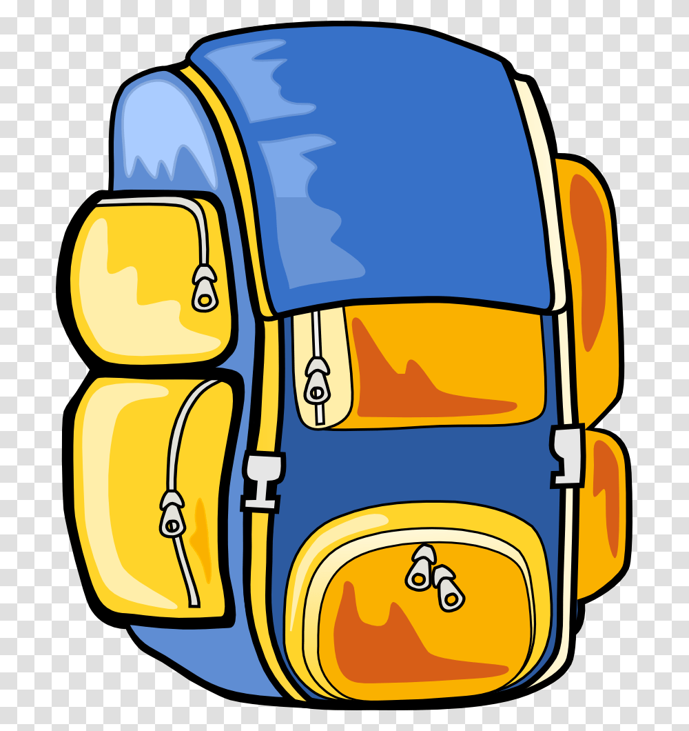 Camp Clipart Bag, Backpack Transparent Png