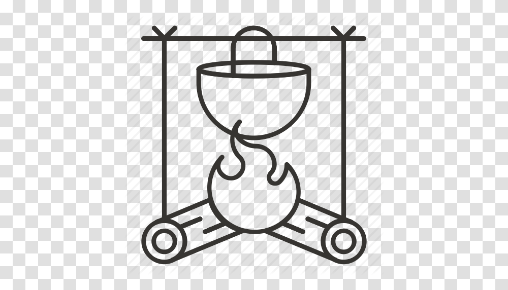 Camp Fire Clipart Camp Food, Hourglass, Rug Transparent Png