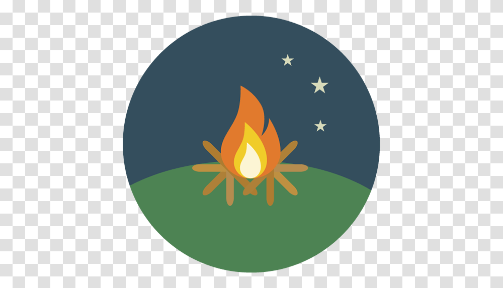 Camp Fire Icon, Flame, Symbol, Logo, Trademark Transparent Png