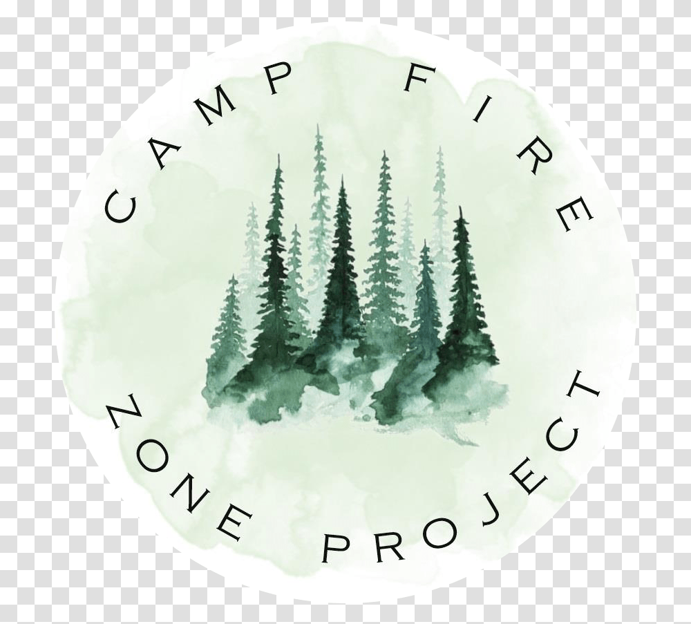 Camp Fire Zone Project Watercolor Trees, Logo, Trademark, Leaf Transparent Png