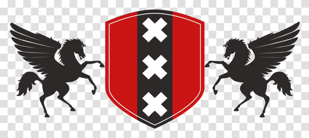 Camp Half Blood Logo Download Pegasus Clipart, Shield, Armor Transparent Png