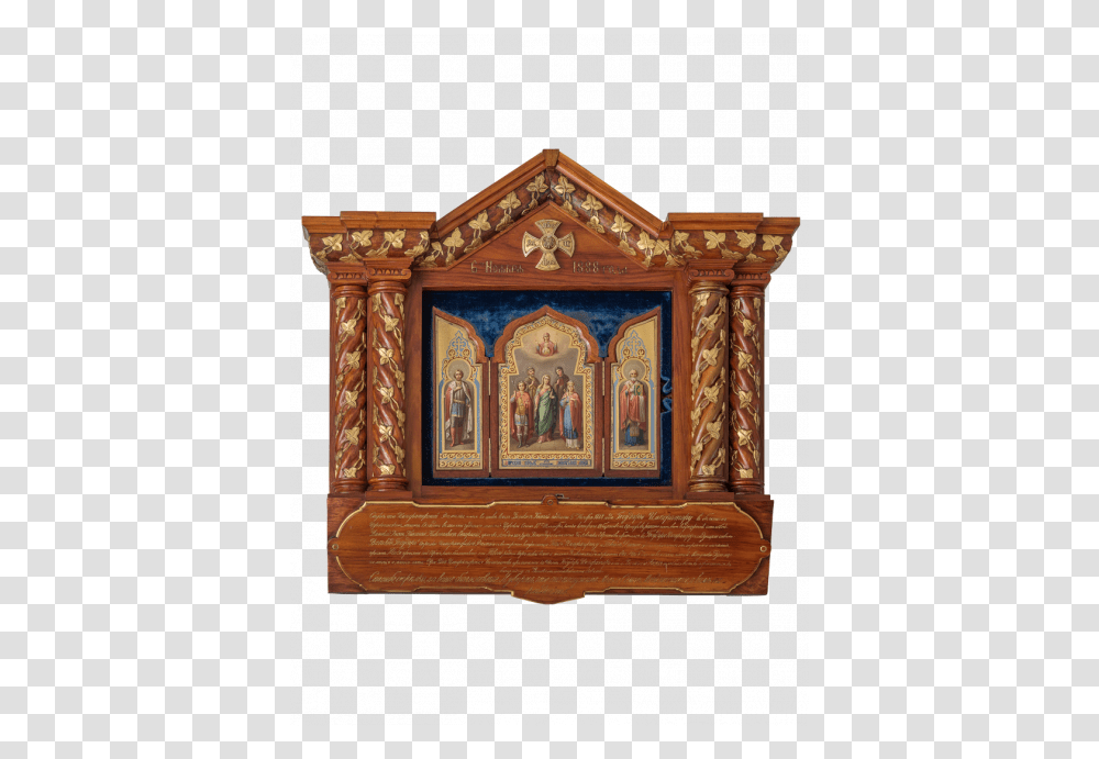 Camp Iconostasis In Kiot Case Antique, Architecture, Building, Altar, Church Transparent Png