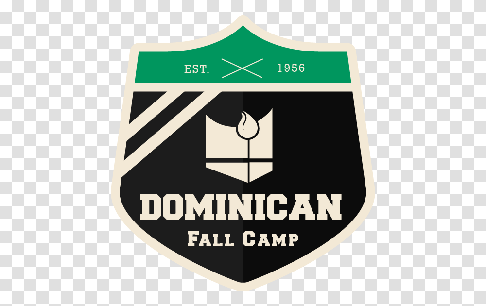 Camp Logo - Dominican High School Emblem, Symbol, Armor, Trademark, Shield Transparent Png