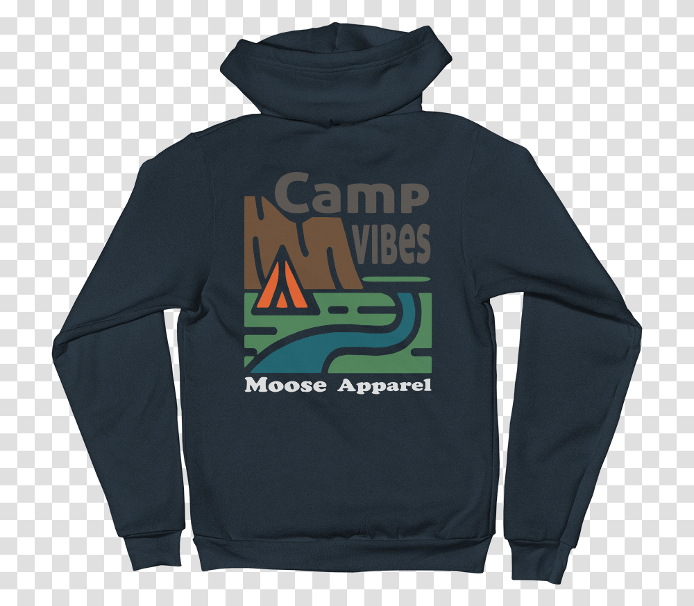 Camp Vibes Zip Up Hoodie, Apparel, Sweatshirt, Sweater Transparent Png