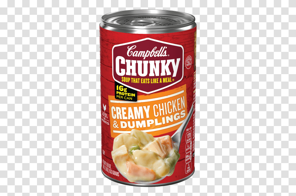 Campbells Chunky Soup Chicken And Dumplings, Food, Pasta, Tin, Can Transparent Png