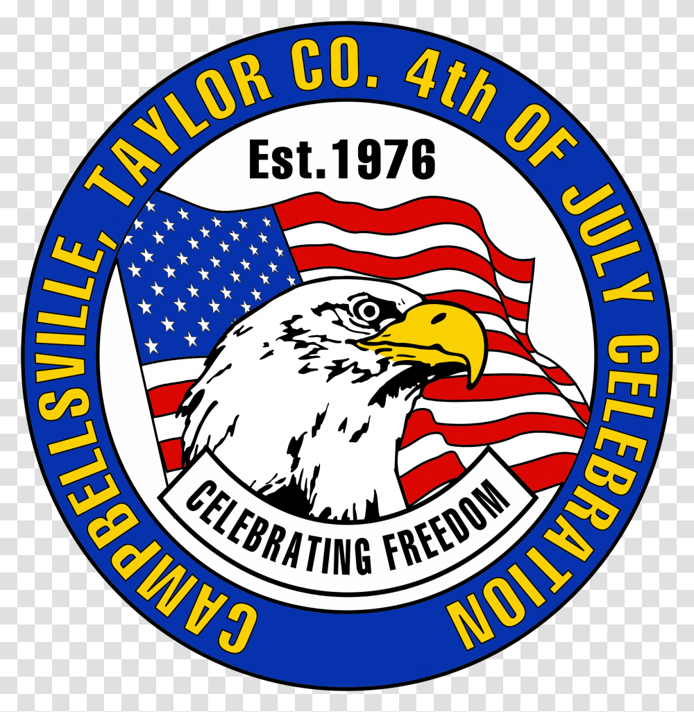 Campbellsville Fourth Of July Green Eagle, Logo, Trademark, Emblem Transparent Png