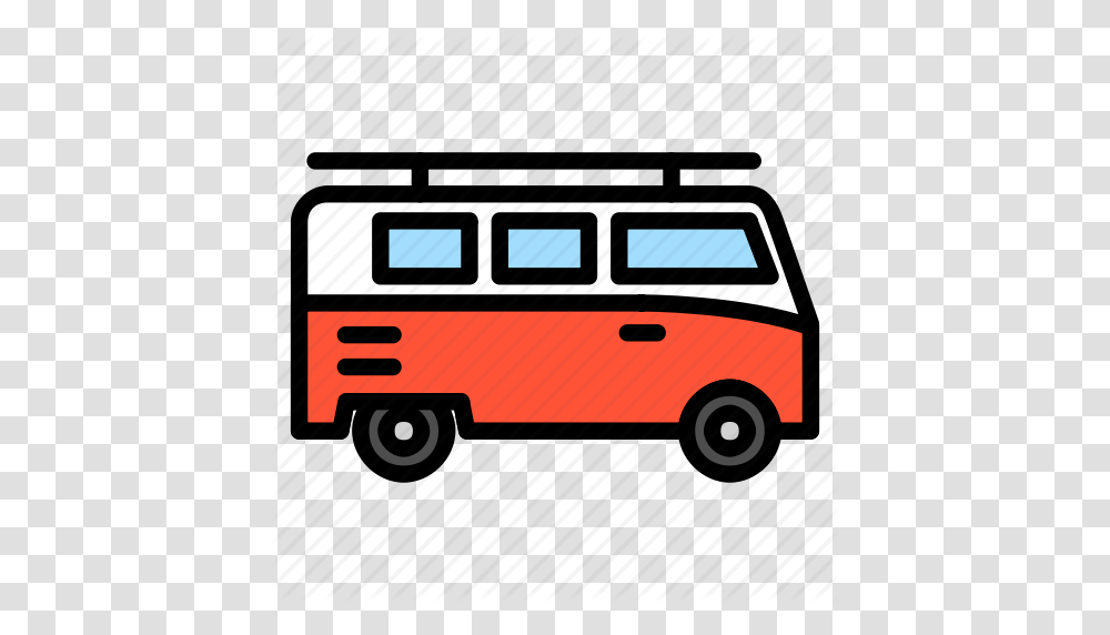 Camper Car Transportation Van Vehicle Vw Icon, Bus, Minibus, Caravan, Wheel Transparent Png