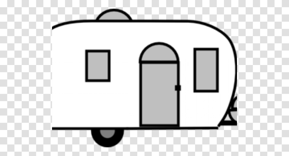 Camper Clipart Black And White Transparent Png