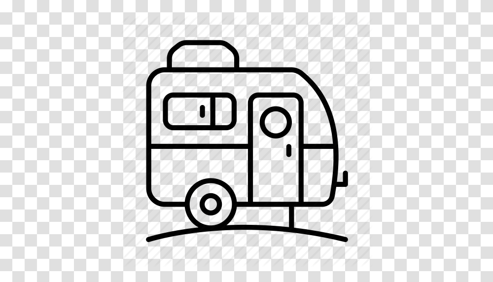 Camper Clipart Caravan Holiday, Vehicle, Transportation, Shopping Cart, Rug Transparent Png