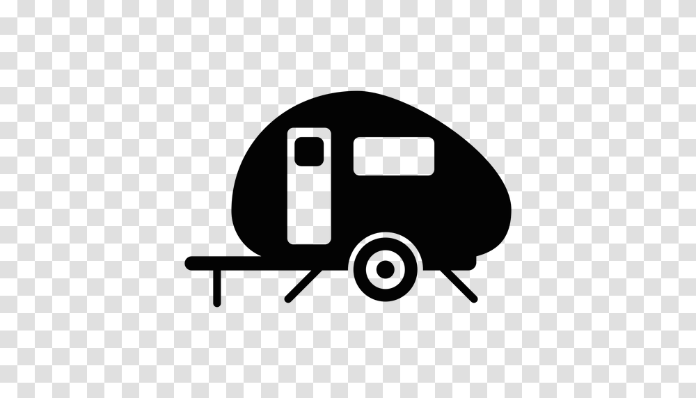 Camper Trailer Flat Icon, Light, Flare, Photography, Silhouette Transparent Png