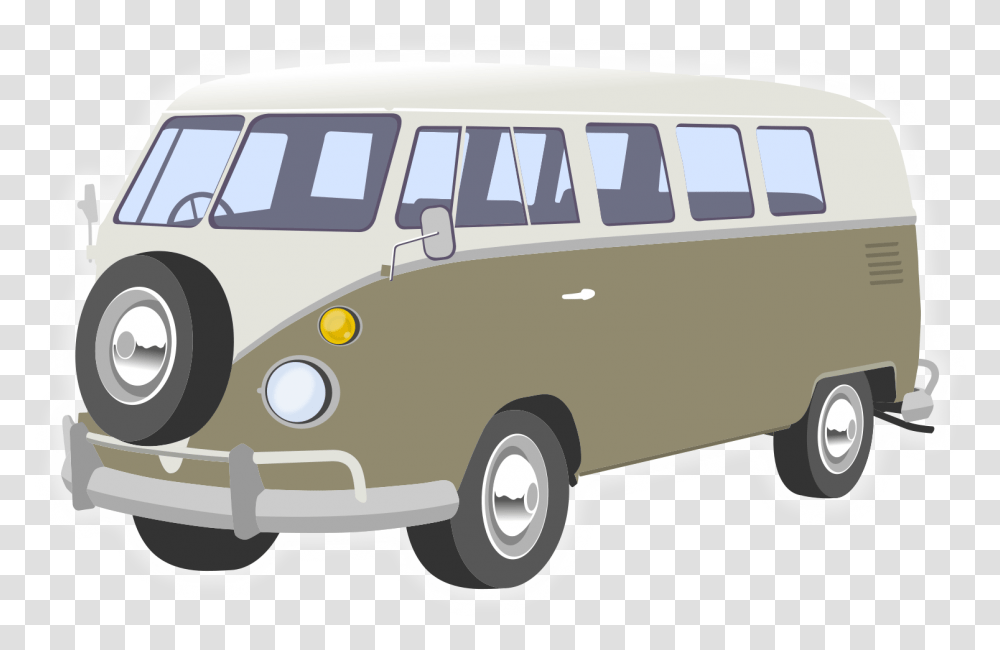Camper Van Clip Art, Minibus, Vehicle, Transportation, Caravan Transparent Png