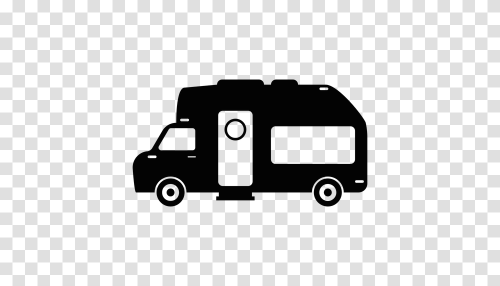 Camper Van Flat Icon, Camera, Electronics, Transportation, Vehicle Transparent Png